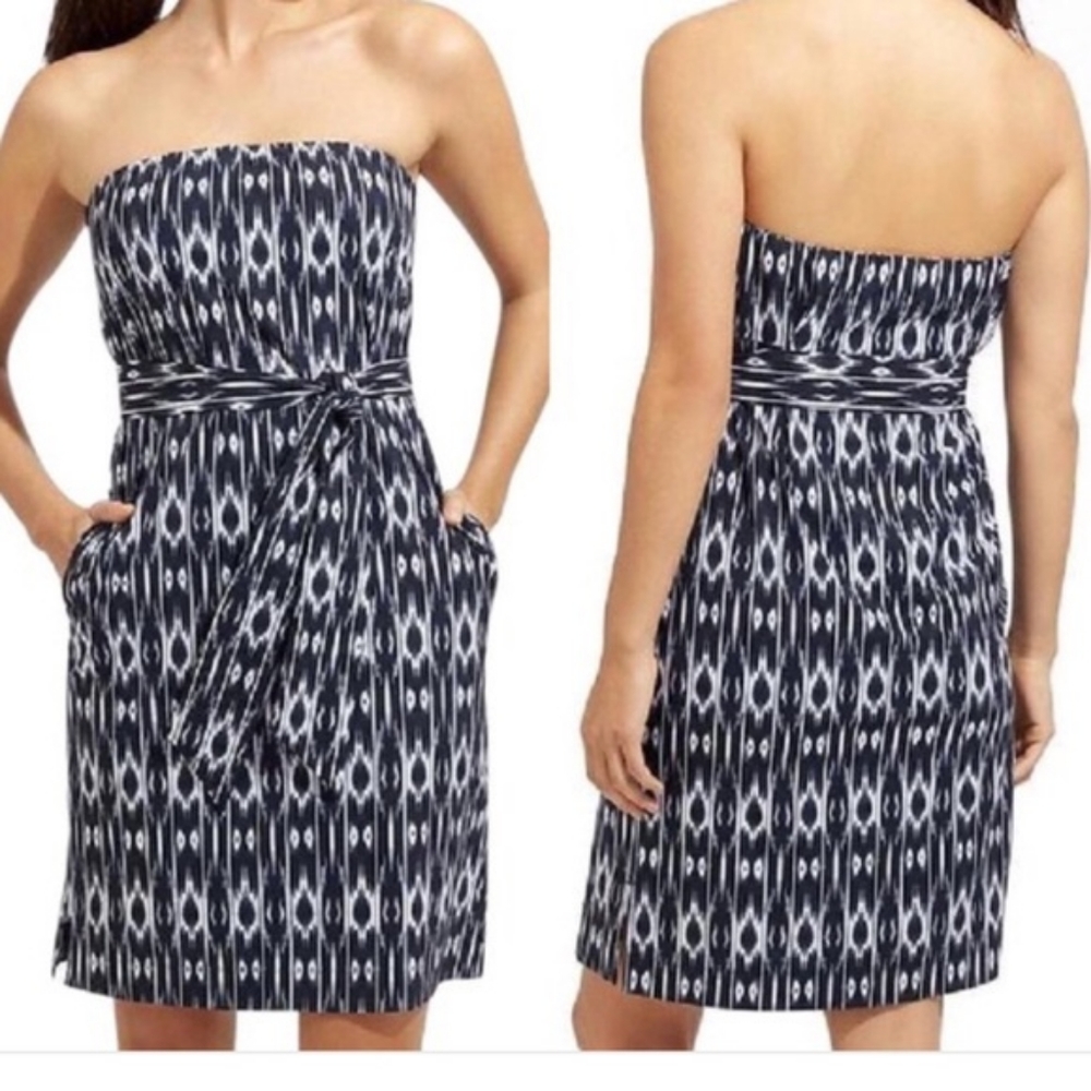 Athleta Ikat Strapless Anywhere Dress-excellent condition.